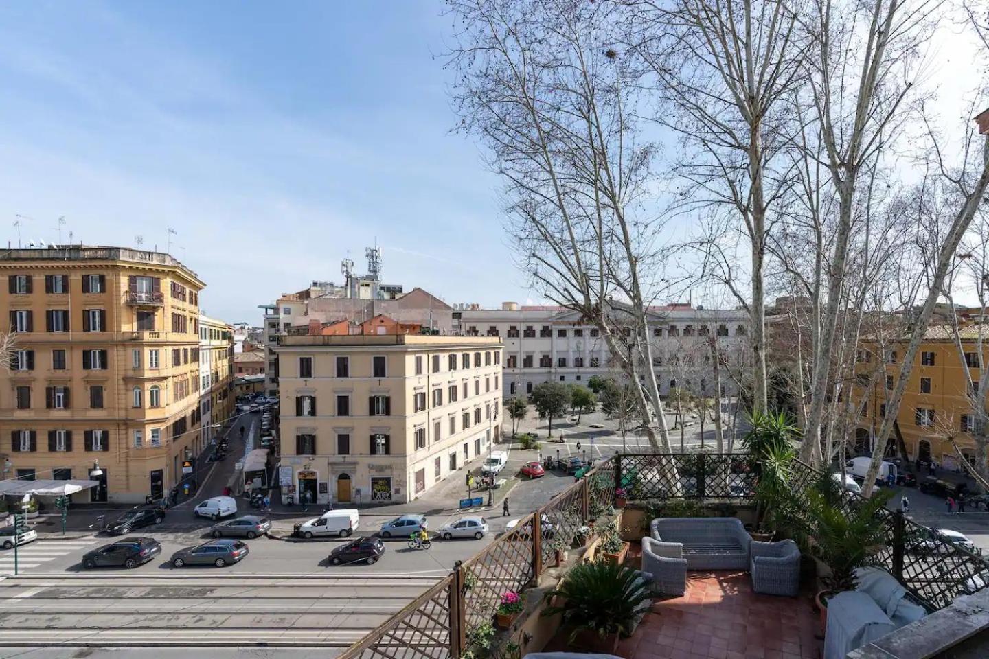 15 Min From Piazza Venezia Skyline Sanctuary In Trastevere Exteriér fotografie